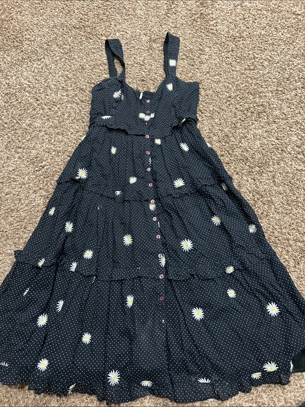 Free People Daisy Chain midi dress sz Small